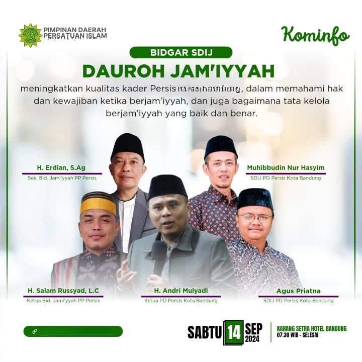 Dauroh Jamiyyah SDIJ PD PERSIS Kabupaten Asahan